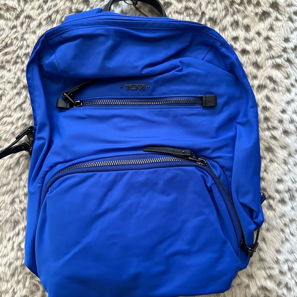 TUMI Blue Cora Backpack - NWT BRAND NEW - Picture 3 of 5